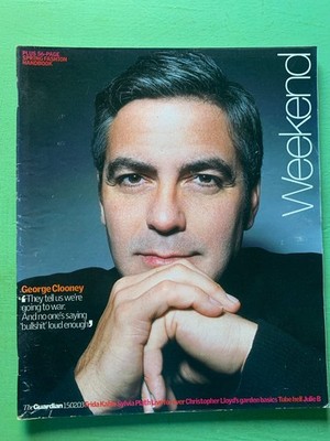 WEEKEND mag 15-February-2003 GEORGE CLOONEY Frida Kahlo Kate Moses Betty Jackson