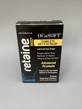 OCuSOFT Retaine MGD Complete Dry Eye Relief Lubricant Eye Drops 30 Count Box New