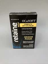 OCuSOFT Retaine MGD Complete Dry Eye Relief Lubricant Eye Drops 30 Count Box New