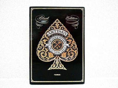 ONE NEW SEALED ARTISAN PLAYING CARD DECK, BLACK EDITION #08-14, THEORY11/USPCC