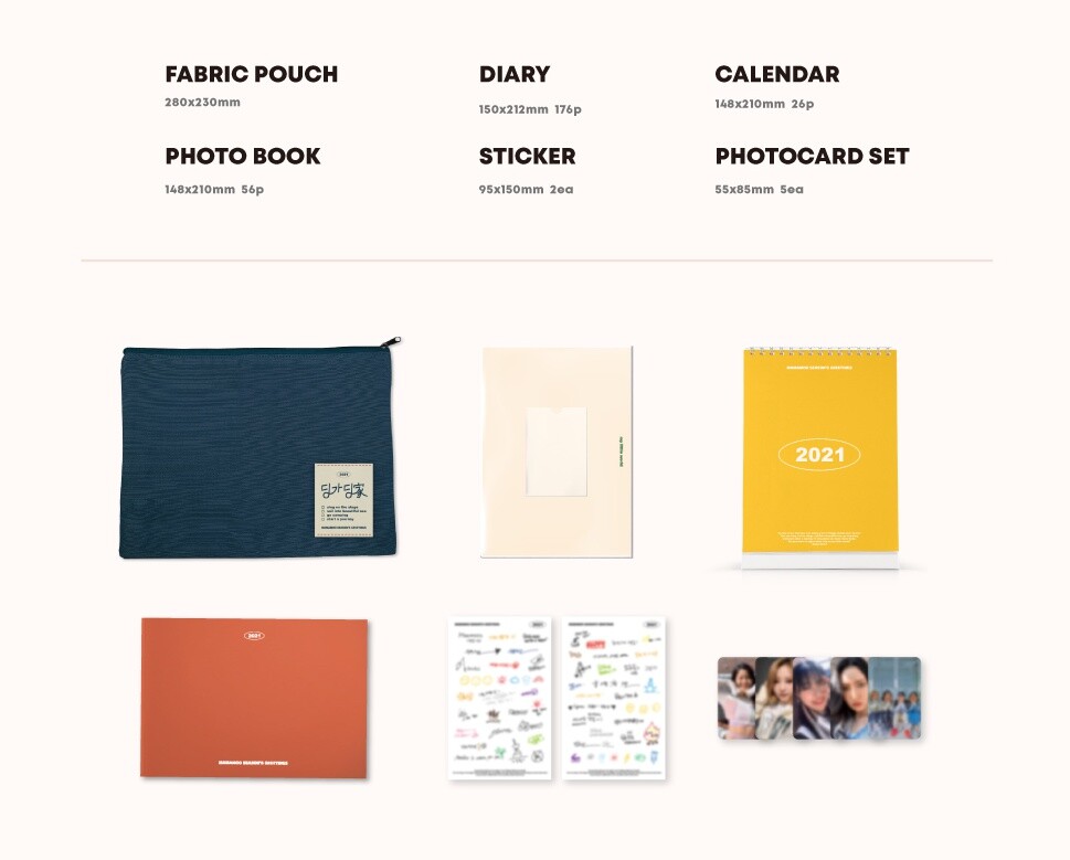 Mamamoo Official 2021 Seasons Greetings Special Pouch