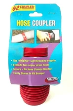 RV/Camper/Trailer - EZ Coupler Twist On Sewer Hose Fitting: Coupler