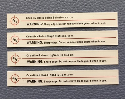 4 Small Vinyl Sticker CRS Creative Reloading Solutions Shotgun Shotshell Ammo