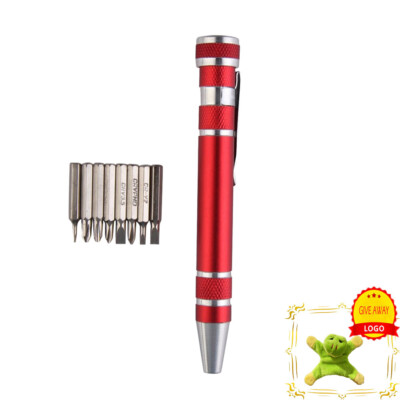 8 In 1 Pocket Precision Screwdriver Bit Set Torx Star Phillips Repair Tool Kit