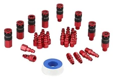 29 Pieces Universal Air Coupler and Plug Kit Quick Connect Air Fittings Heavy...