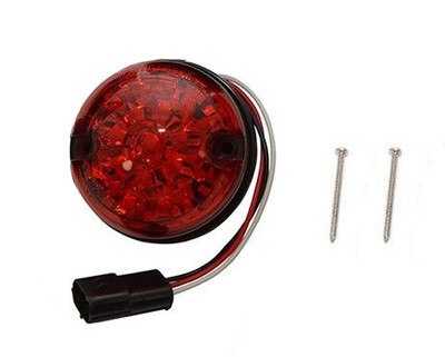 Defender Rear Stop Light LAND ROVER DEFENDER 87-06 LED REAR RED STOP / TAIL LIGHT 73MM WIPAC ...