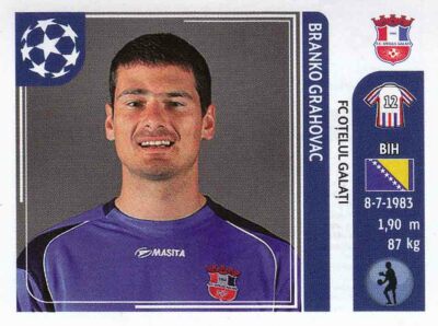 Panini Sticker Champions League 2011/2012 Nr. 193 Branko Grahovac Otelul Galati
