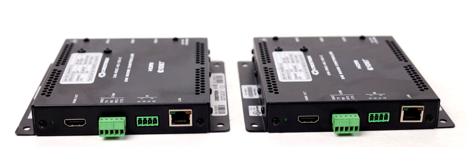 2x Crestron DM-RMC-4K-100-C DigitalMedia Receiver Room Interface Controller p332