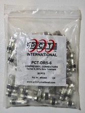 PCT International PCT-DRS-6 Compression Connectors 50 Pieces New Sealed