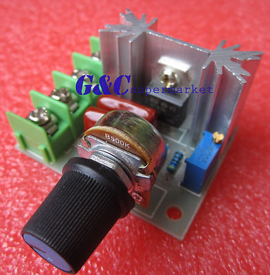 10* 220V 2000W Speed Controller SCR Voltage Regulator Dimming Dimmer Thermostat