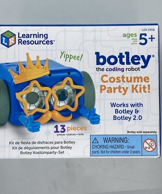 Learning Resources Botley the Coding Robot Costume Party Kit Accessory Pack. New