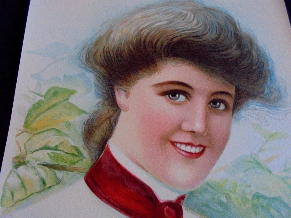 victorian-lady-red-scarf-green-leaf-12-75-x10-sample-calendar-print
