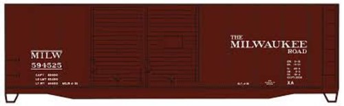 Accurail HO Modelo 3645 Milwaukee Road 40’. Boxcar de acero de doble puerta | Zustand: New