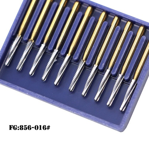 10 Pcs Dental Carbide Steel Trimming Finishing Burs Tungsten Bur FG Handpiece - Afbeelding 83 van 193