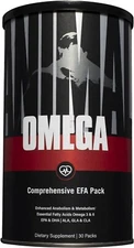 UNIVERSAL NUTRITION ANIMAL OMEGA (30 PACKS) efa epa dha 3 6 pak m stack fish oil