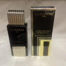 J.Casanova After Shave Cologne Splash 3 1/3  fl oz by Casanova Paris for Men NIB