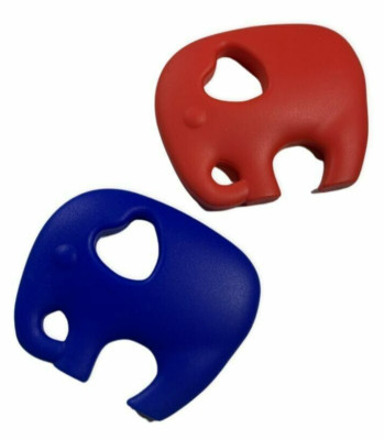 Lil' Jumbl Bpa Frei Lebensmittelqualität Baby Beißring Elefant Toy TR001 Navy /