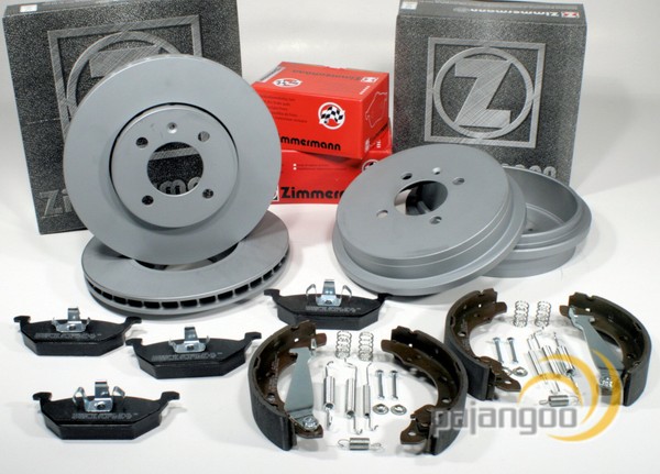 Zimmermann Bremsscheiben Set Vorne Bremstrommel Bremsbacken Hinten FüR VW Up-image