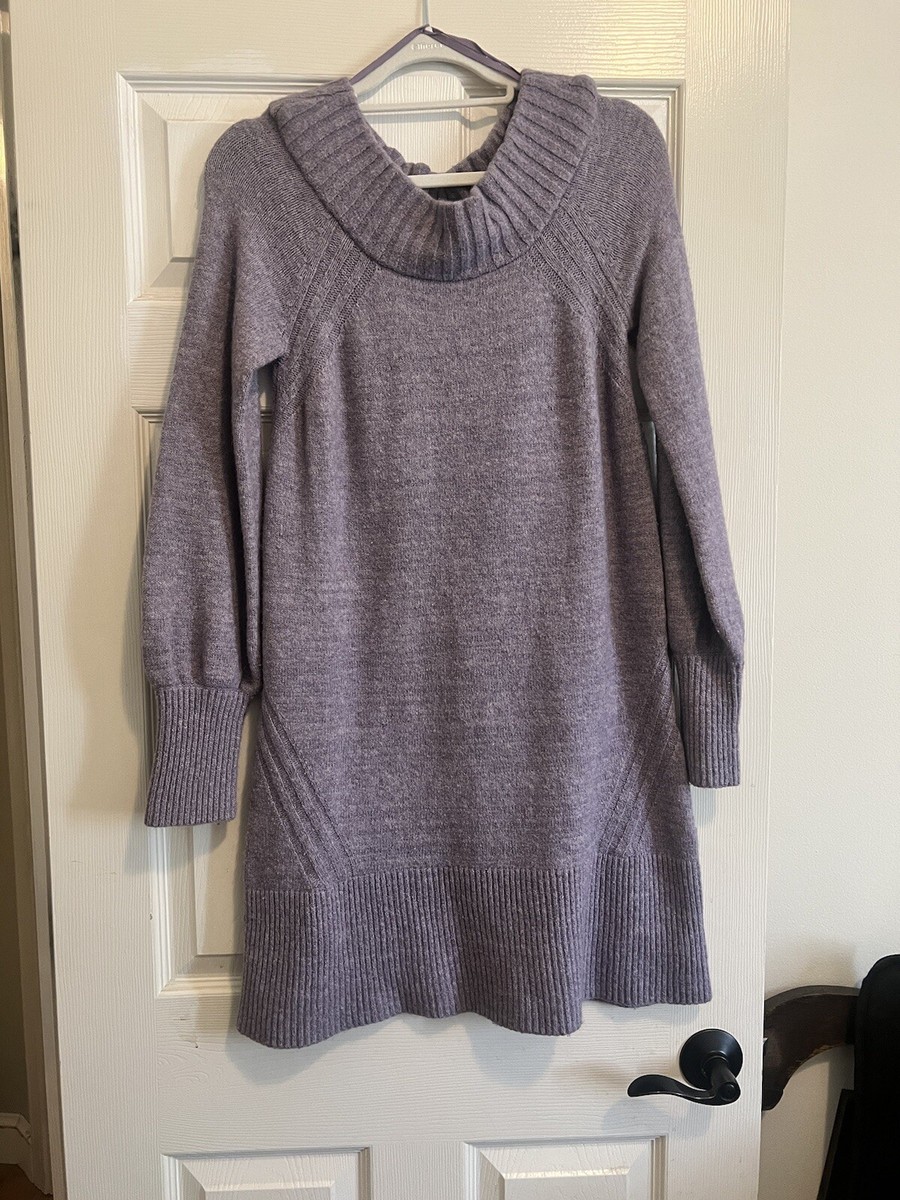 Anthropologie Rhyme Sweater Dress Medium in Lavender View 6