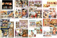 Cinema stars actors celebrities CV422€ MNH collection 33 ss FREE SHIPPING #CNA87