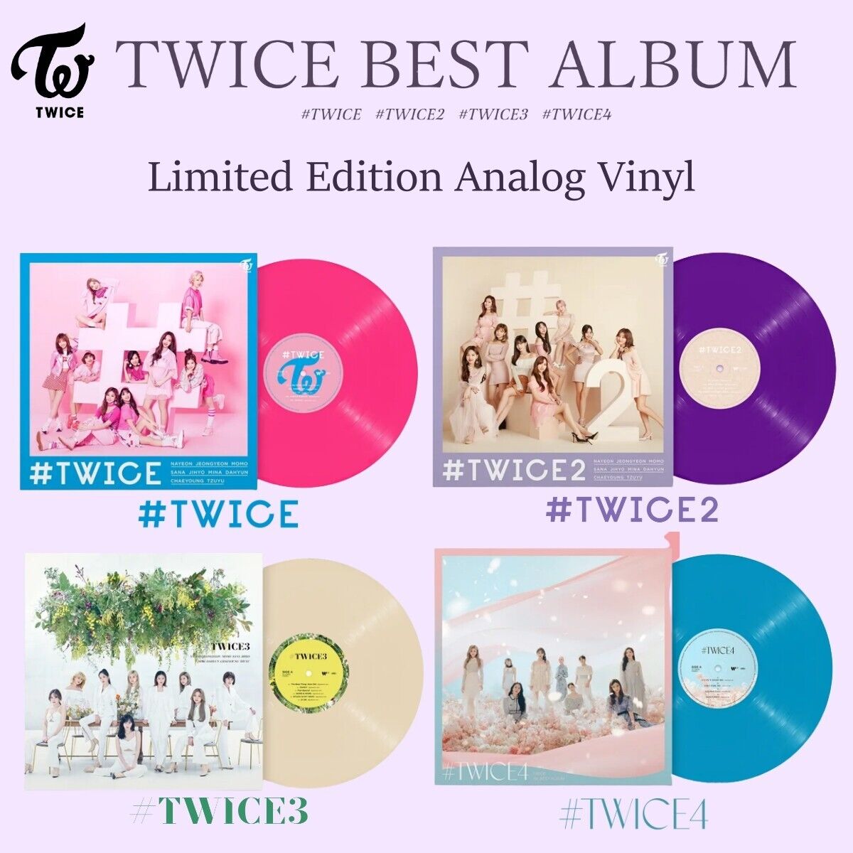 Discovered Twice in April last year. Here's my album collection! : r/twice