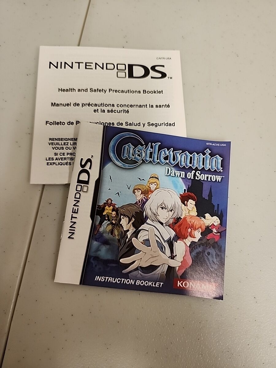 Nintendo DS Konami's Best Castlevania Dawn Of Sorrow Nintendo DS Konami's Best Castlevania Dawn Of Sorrow