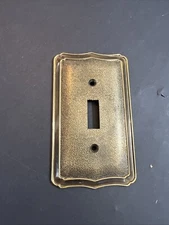 Vintage Amerock Wall Switch Toggle Brass