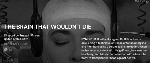 The Brains that Wouldn't Die Collection: 6 Films (DVD,2012,2-Disc Set) BRAND NEW - Picture 6 of 13