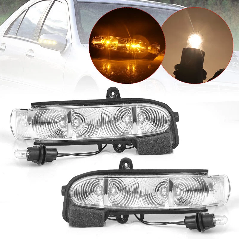 LED 侧镜转向信号灯适用于梅赛德斯-奔驰 E 级 W211 02-06 LH 或右手 — 第 4/4 张图片