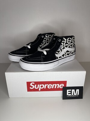 Supreme x Vans Monogram S Logo Skate Grosso Mid UK