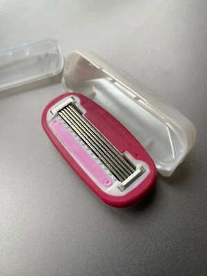 Estrid Red 5-Blade Replacement Razor blades Vegan 4 8 12 pack Blades Only