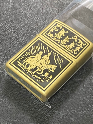 ZIPPO oil lighter Toledo Replica La Mancha don quixote 2015 GOLD