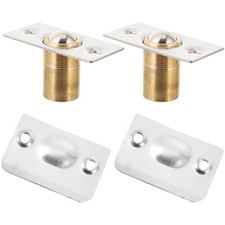 2 Pcs Adjustable Door Catches Ball Set Bead Latches for Internal