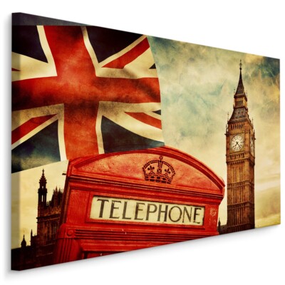 CANVAS Leinwand Bilder XXL Wandbilder Kunstdruck Big Ben LONDON Stadt 2874