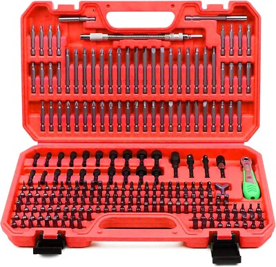 232 Pc Screwdriver Bit Set Cr-V Impact Driver Kit Security Bits Nut Driver Ratch