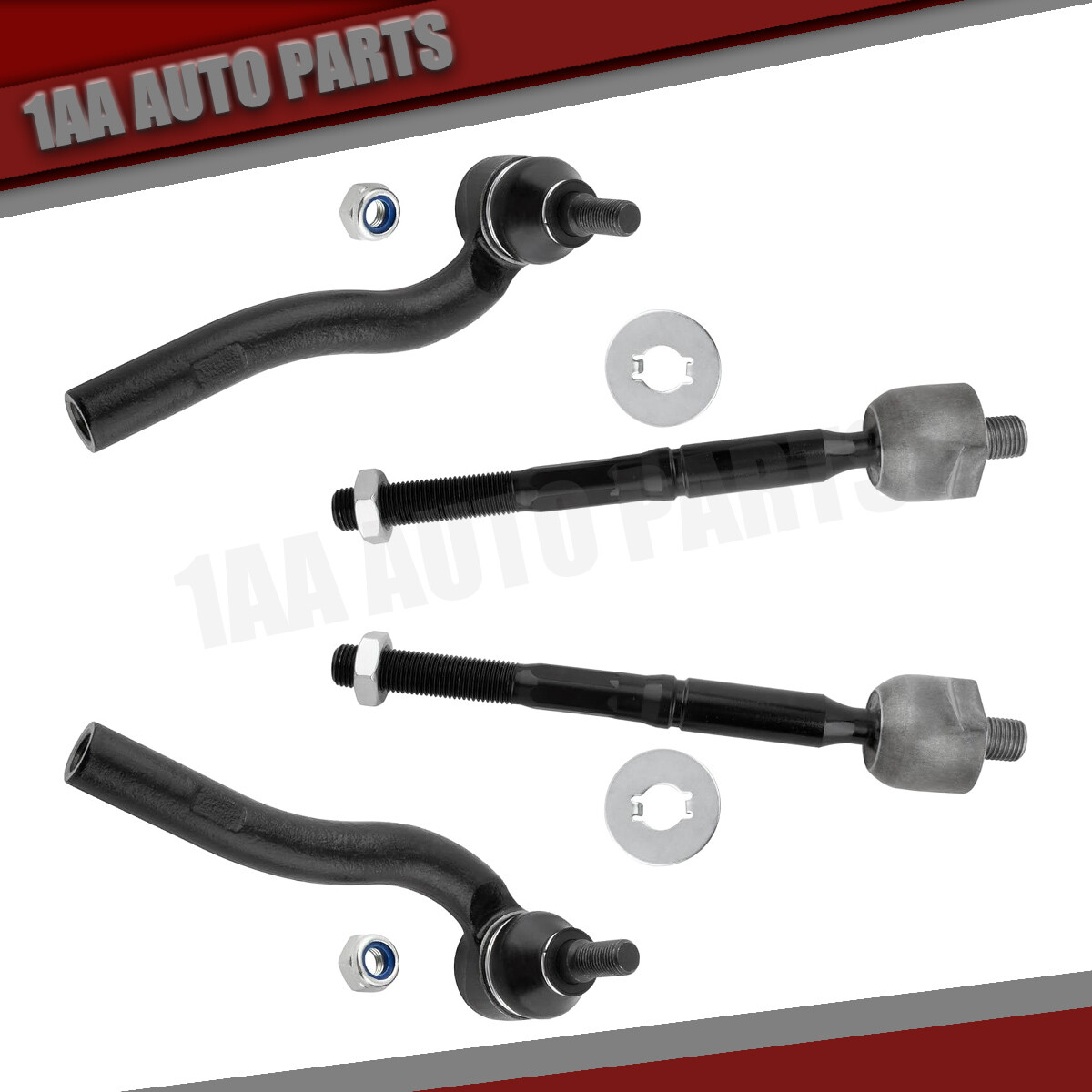 4Pcs Front Inner Outer Tie Rod End For Lexus GS300 98-05 GS400 98