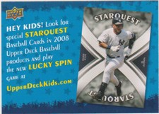 Derek Jeter 2008 Upper Deck 