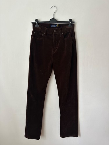 Polo Ralph Lauren brown velvet pants woman S - Picture 6 of 6