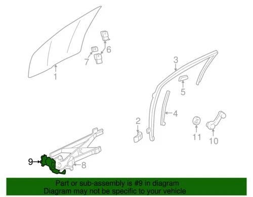 Motor regulador de janela de energia genuíno GM 1984-2005 Chevrolet Pontiac GMC 12497971 - Imagem 2 de 2