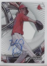2016 Topps High Tek Henry Owens #HT-HO Auto v3r