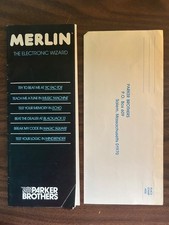 Merlin The Electronic Wizard Parker Brothers 1978 Technical Information Sheet