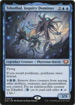 Tekuthal, Inquiry Dominus M Commander: Edge of Eternities 78 NM MTG