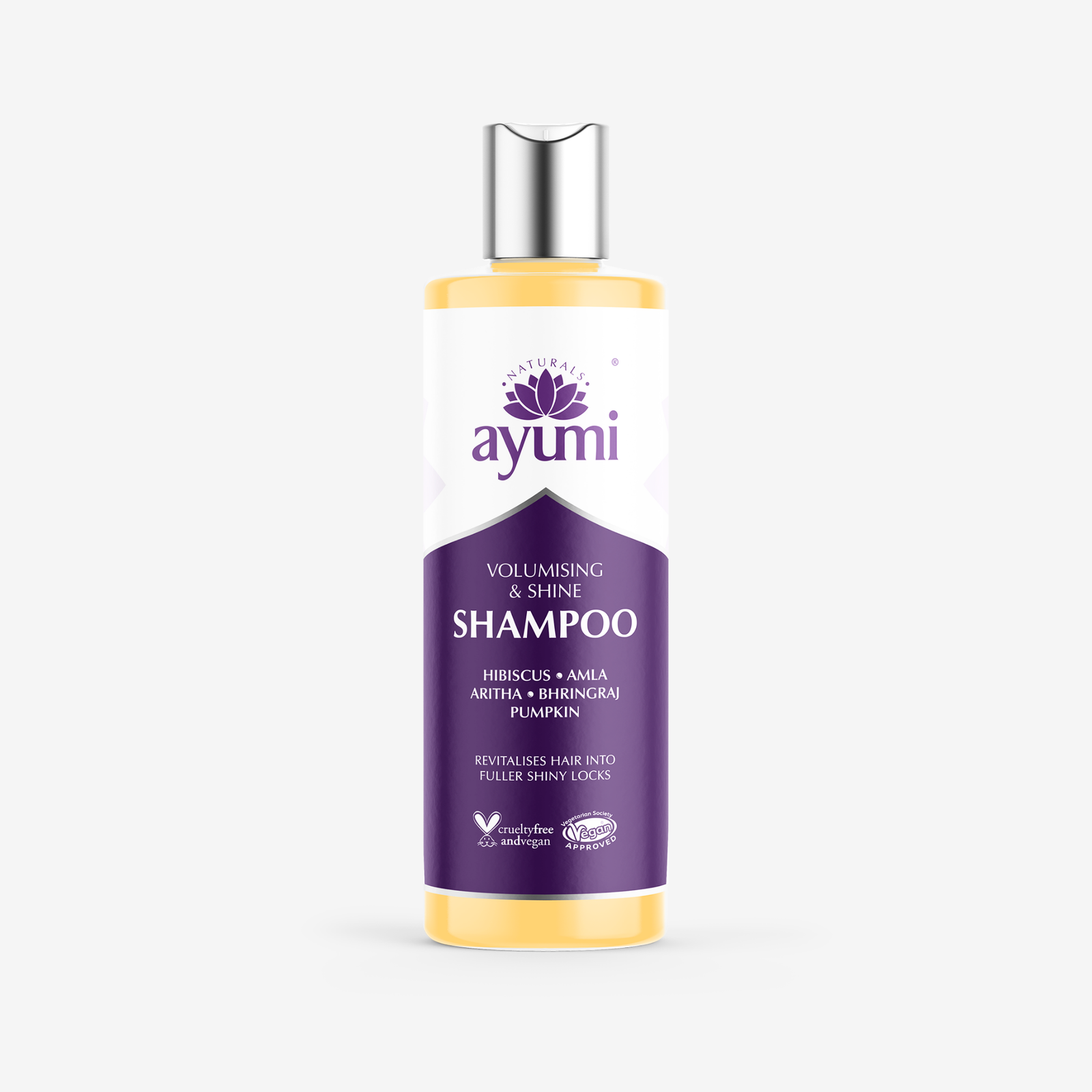 Ayumi Volumising and Shine Shampoo | Volumises and Adds Shine | 250ml