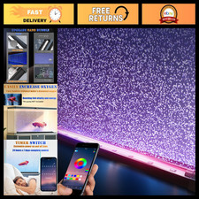 Smart App-Controlled LED Aquarium Light, 16M Colors, 12 Effects, Submersible Fis