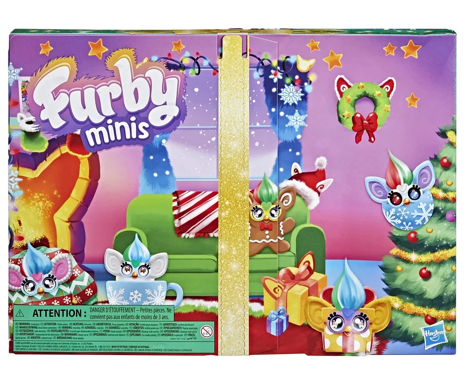 FURBY MINIS CHRISTMAS ADVENT CALENDAR 24 Days Of Surprises 9 Figures 2025 - Image 4 of 4