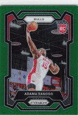 2023-24 Panini Prizm #286 Adama Sanogo Prizms Green