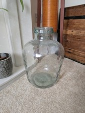 Vintage large glass bottle terrarium jar