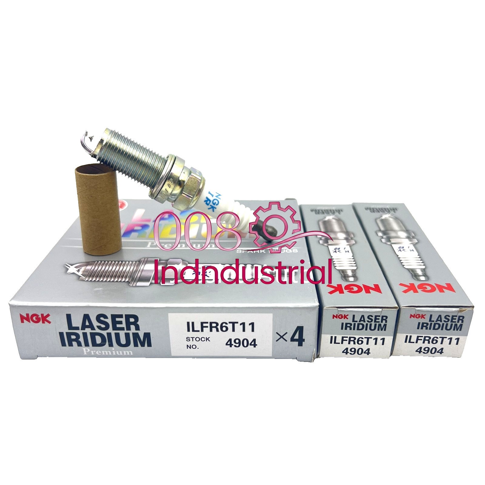 Set of 6 Genuine NGK 4904 Spark Plug Laser Iridium ILFR6T11