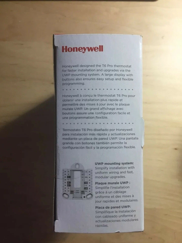 New Honeywell T6 Pro Programmable Thermostat Sealed - Image 2 of 2
