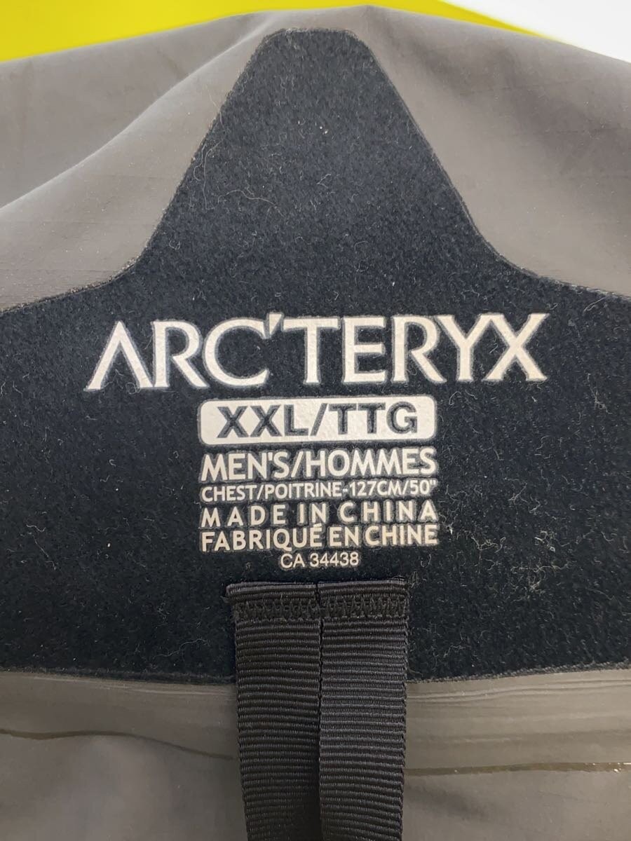 Arc'teryx Mountain Parka XXL Giallo Giacca Impermeabile Outdoor #EG CZA